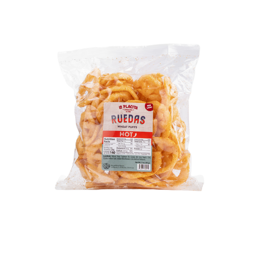 La Placita Snacks Ruedas Hot 3 oz