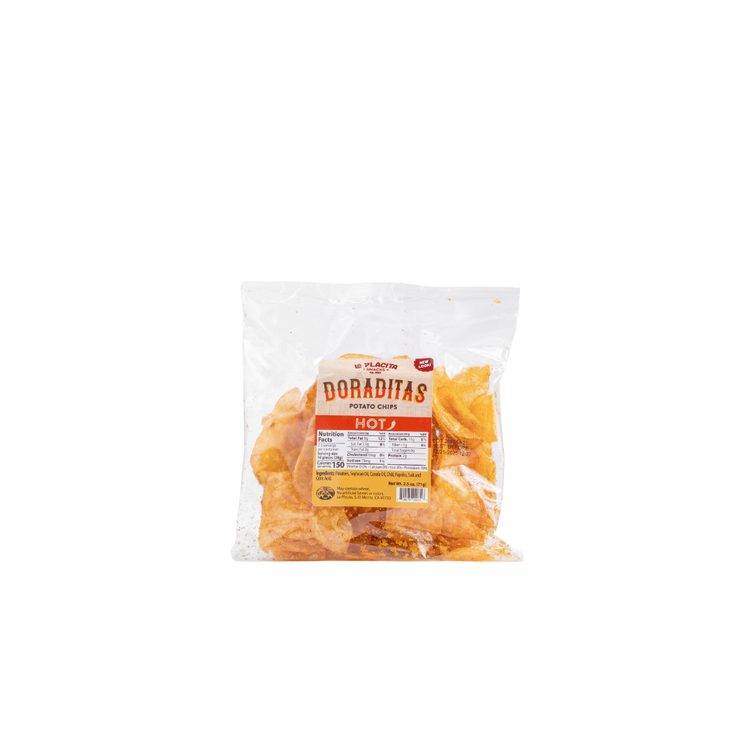 La Placita Snacks Doradita Hot 2.5 oz